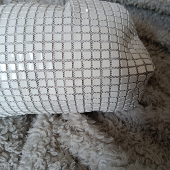 1960s Vintage White tile bag mod satchel - Picture 4 of 11